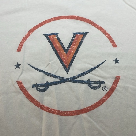 Gameday Couture Virginia Cavaliers Tee Shirt End Zone Short Sleeve  White Size L - Picture 8 of 9